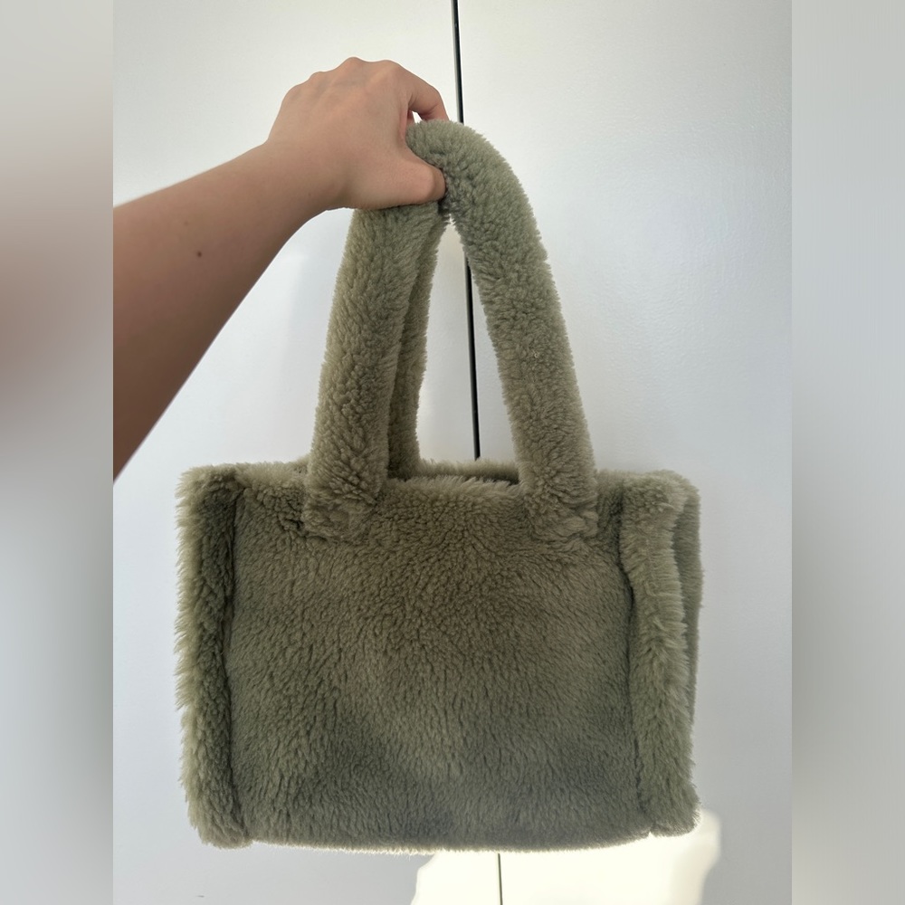 Stand studio Green Fleece Liz Tote